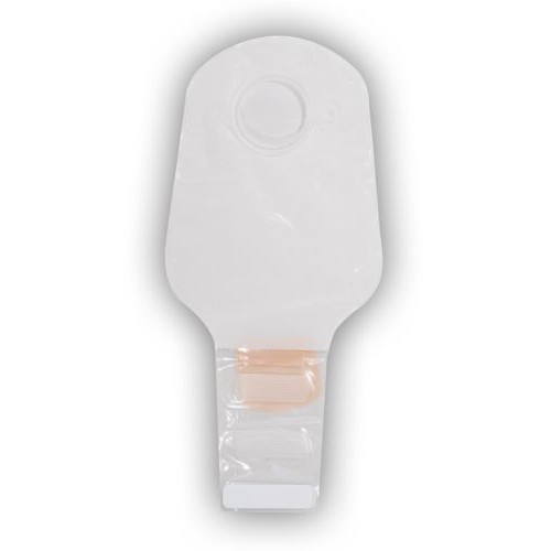 ConvaTec Drainable Pouch with InvisiClose Tail Closure System and Filter Transparent with 1-Sided Comfort Panel