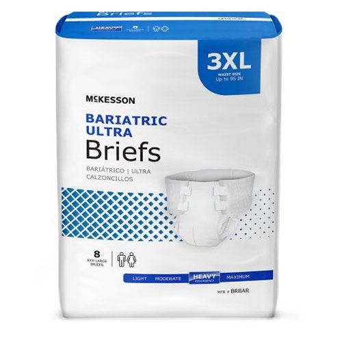 Ultra Plus Bariatric Briefs Heavy Absorbency by McKesson