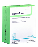 Dermarite Industries DermaFoam Waterproof Foam Wound Dressing