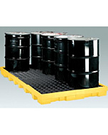 Eagle 8-Drum Polyethylene Low Profile Spill Containment Platform