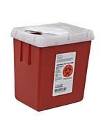 Covidien 2.2 Quart Red SharpSafety Sharps Container for Phlebotomy 1522SA