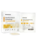 McKesson Hydrocolloid Dressing with Film Backing 2 x 2 Inch - Sterile