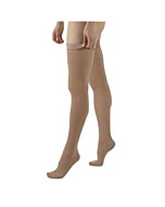 230 Cotton Series Women's Thigh High Compression Stockings - 232N CLOSED TOE 20-30 mmHg by Sigvaris