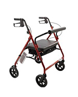 Roscoe Medical Bariatric Rollator with Padded Seat by Roscoe