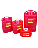 BD Becton Dickinson 5 Gallon Red BD Sharps Container Large Funnel 305477