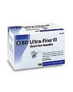 BD Becton Dickinson BD Ultra Fine III Short Insulin Pen Needles