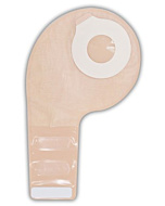 ConvaTec Drainable Pouch with InvisiClose Tail Closure System and Filter - Transparent with 1-Sided Comfort Panel - For a Stoma on the Right Side