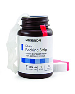 1 in x 5 yds Plain Packing Strips, Sterile - 61-59320 by McKesson