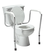 Graham-Field Lumex Versaframe Toilet Safety Rail, Adjustable Height