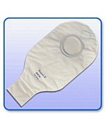 Genairex Securi-T Two-piece Drainable Pouch with Filter 12 L, 2-1/4 Flange, Transparent