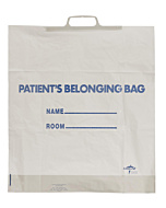 Rigid Handle Patient Belonging Bags