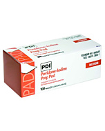 Professional Disposables Povidone Iodine PVP Prep Pad - 10%