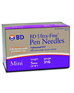 BD Becton Dickinson BD Ultra Fine III Insulin Pen Needle 320119