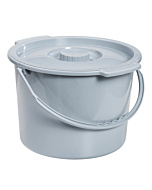 Drive Medical Commode Bucket with Plastic Handle and Cover