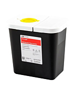 Covidien 2 Gallon Black SharpSafety Waste Container with Snap Cap 8602RC