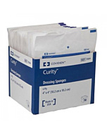 Covidien Curity 4 x 4 Inch Dressing Sponges 6 Ply Sterile - 7084