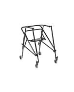 Drive Nimbo 2G Lightweight Posterior Walker with Seat, Extra Large, Emperor Black