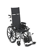 Drive Viper Plus Light Weight Reclining Wheelchair with Elevating Leg rest and Flip Back Detachable Arms