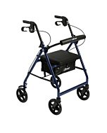 Drive Aluminum Rollator with Fold Up and Removable Back Support and Padded Seat
