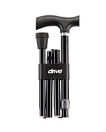 Drive Heavy Duty Folding Cane Lightweight Adjustable with T Handle