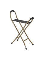 Drive Folding Lightweight Cane with Sling Style Seat