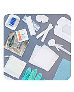 Centurion Dressing Change Tray with Saline Solution and Stretch Gauze
