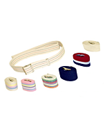 Color Coded GAIT BELTS with Metal Buckle