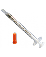 Covidien 1 mL Insulin Syringe by Monoject with Accu-tip Flat Plunger Tip