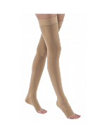 Relief Thigh High with Silicone Top Band OPEN TOE 20-30 mmHg by Jobst