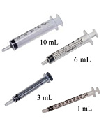 Covidien Monoject Oral Medication Syringes with Catheter Tip