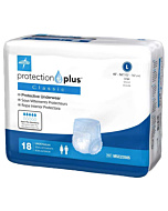 Medline Protection Plus Classic Protective Underwear - Moderate Absorbency