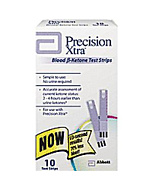 Precision Xtra Blood Glucose Test Strips