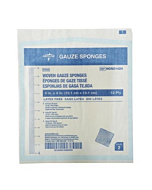 4 x 4 inch Woven Gauze Sponges 12 Ply, Sterile - NON21424 by Medline