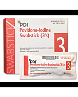Professional Disposables Povidone Iodine Prep Swabsticks
