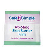 Safe n Simple No-Sting Barrier Film Wipes