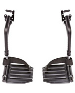 Invacare Swingaway Hemi Footrests with Heel Loop Footplate