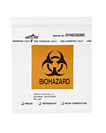 Zip-Style Biohazard Specimen Bags