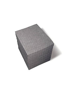 Brady 15 x 19 inch 3-Ply Double Sided Sorbent Pad : 200 per Case