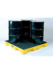 Eagle 4 Drum 60 Gallon Polyethylene Modular Spill Containment Platform