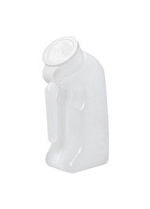 Plastic Male Urinal with Lid