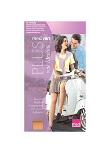 Mediven Plus 20-30 mmHg X-Wide Knee High CT Silicone Band