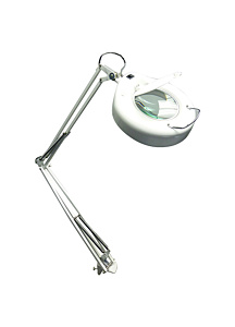 MG Electronics LED Desktop Magnifier Clamp-On Lamp