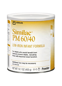 Abbott Nutrition Similac PM 60/40 Low-Iron Infant Formula
