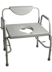 Drive Medical Deluxe Heavy Duty Bariatric Drop Arm Commode by Drive