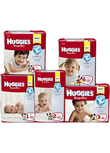 Kimberly Clark Huggies Snug &amp; Dry Disposable Diapers