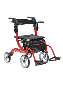 Nitro Duet Rollator and Transport Chair (RTL10266DT) by Drive Medical