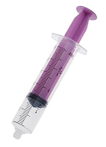 Flat Top Piston Syringe with ENFit Tip by Amsino International