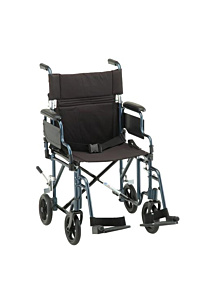 Nova Lightweight Transport Chair with Detachable Desk Arms