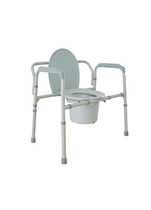 Drive Heavy Duty Bariatric Folding Bedside Commode Seat