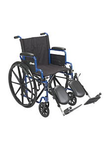 Drive Blue Streak Wheelchair with Flip Back Desk Arms